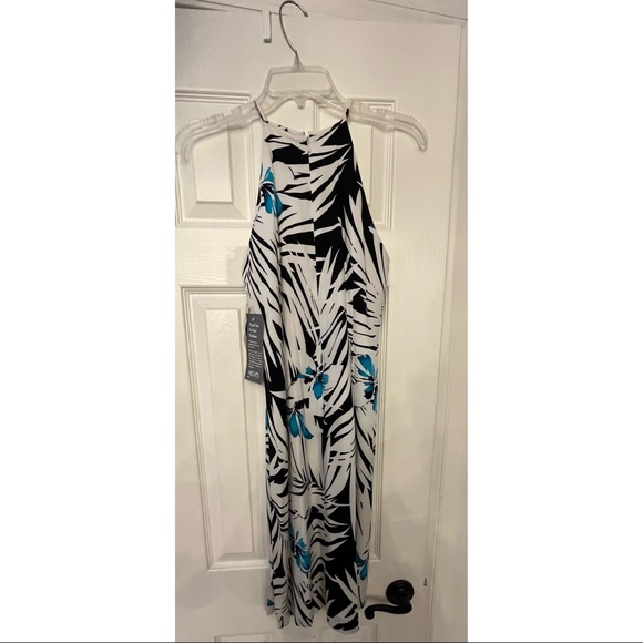 NWT Valerie Stevens Silk & Spandex Spaghetti Strap Dress - sz 6 - Picture 3 of 6